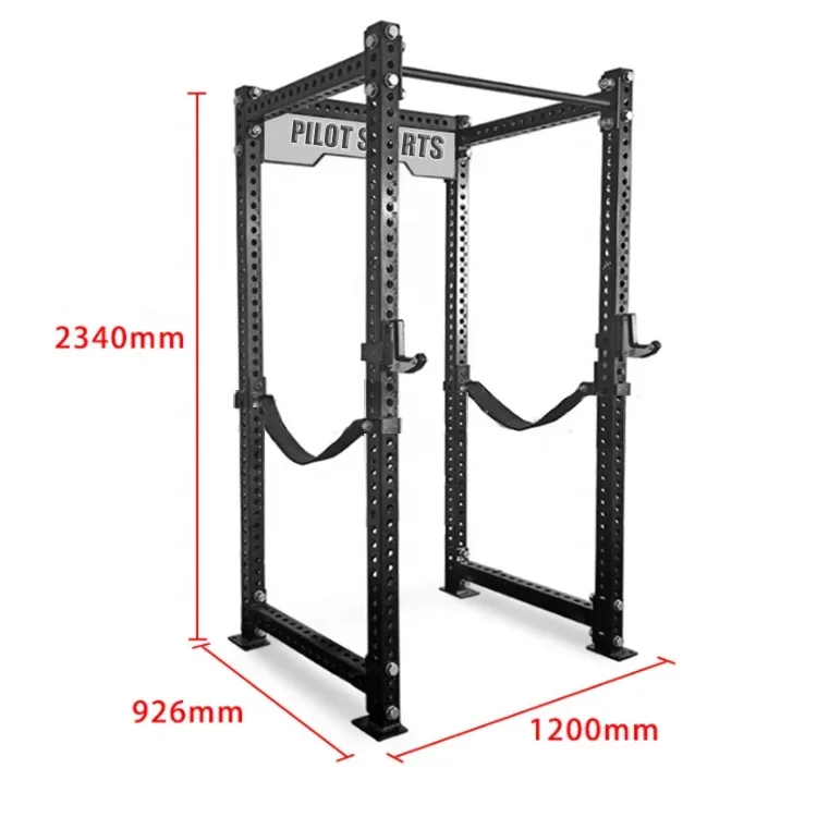 Commercial Professional Gym weight cage Power Rack with J hook