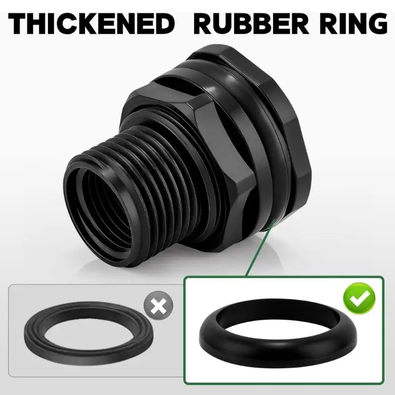 652F 10pack Thickened Hose Adapter Maintenance Coupling Switches Valves Connector