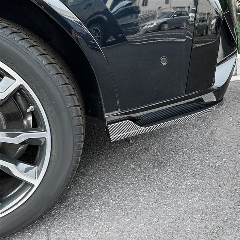 Pour BMW X4 G02 LCI M Sport 2022 + pare-chocs arrière lèvre Angle diffuseur séparateur becquet protecteur pièces en Fiber de carbone accessoires