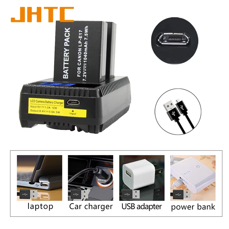 Аккумулятор для Canon EOS M3 M6 T6i T6s 750D 760D 200D 800D 8000D Kiss X8i LP E17Camera