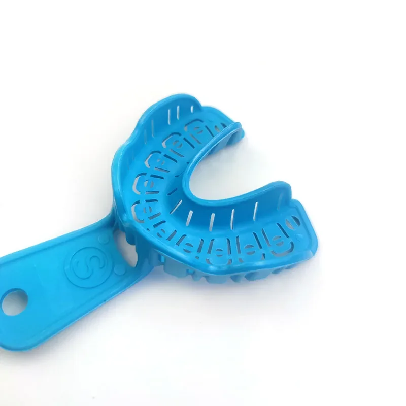 Plateaux orthodontiques en plastique pour empreintes dentaires de poulet, kit de moules à dents colorées