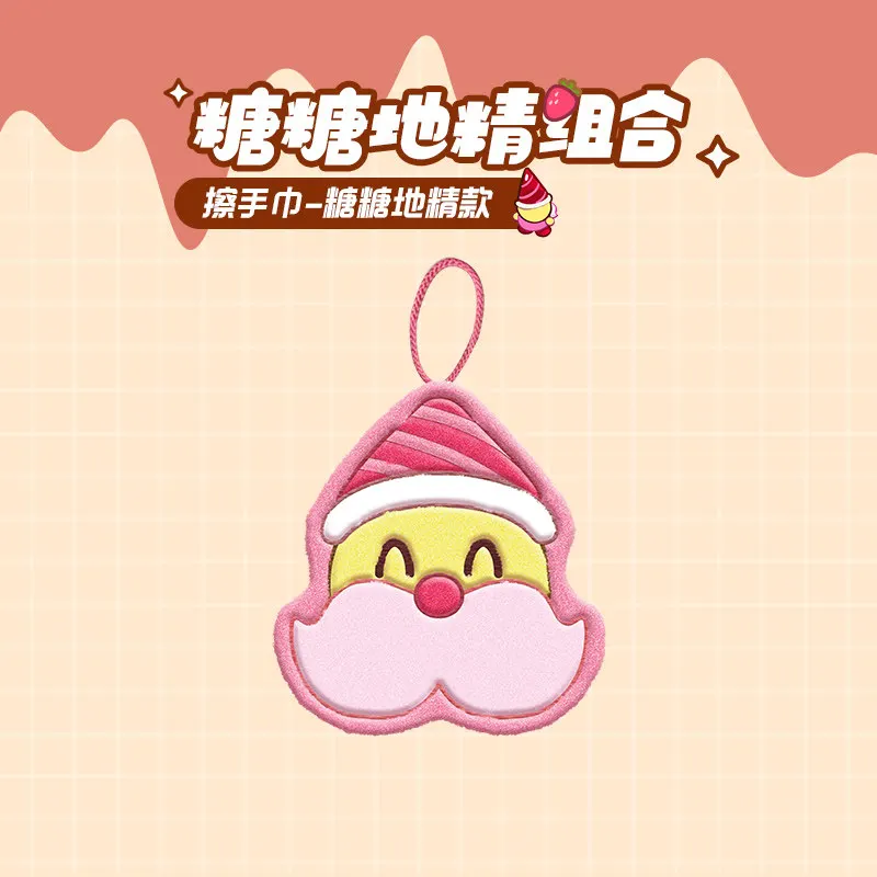 Cookie Run Cute Sugar Gnomes Strawberry Cake Dog Printed Soft Dish Washing Sponge Absorbent Hand Towel Collectible Gift view 5