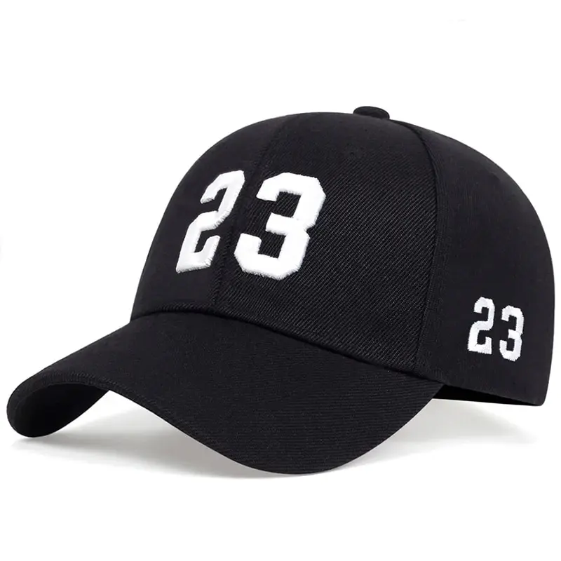 Unisex 23 Embroidery Baseball Caps Spring Autumn Outdoor Adjustable Casual Hats Hip Hop Cap Sunscreen Hat