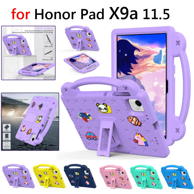 

Covers for Honor Pad X9a ELN2-W09 11.5 Inch 2025 Pad X9 Pro 11.5" X8A 11 Inch 2024 Protective Case Eva Stand Tablet Cover Casing