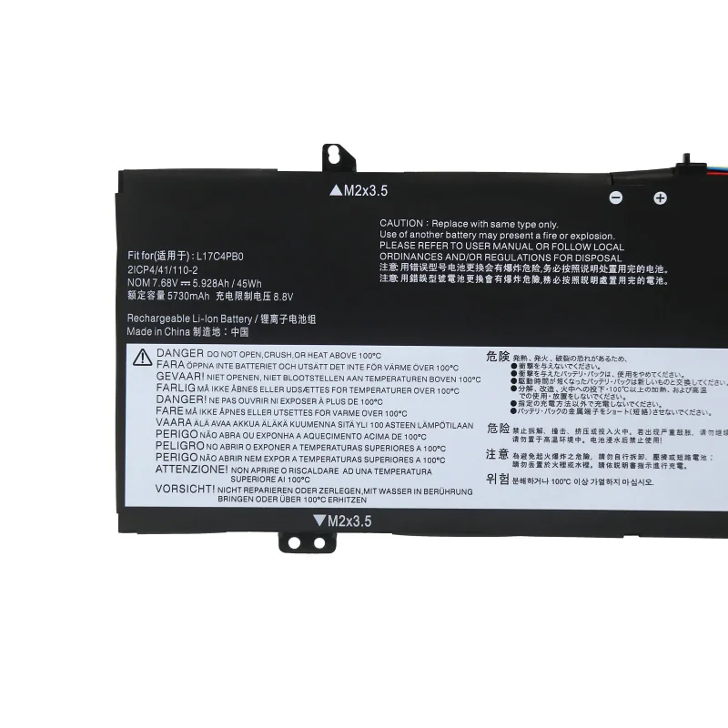 ZEDI L17C4PB0 Laptop Battery For Lenovo Xiaoxin Air 14ARR 14IKBR 15ARR 15IKBR Ideapad 530s-14IKB 530s-15IKB L17M4PB0 45WH