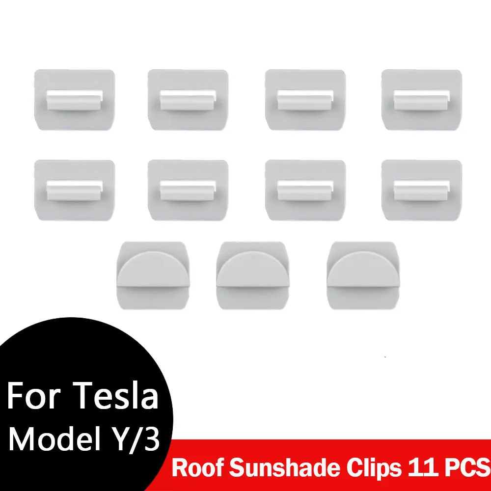 

2026 For Tesla Model Y Juniper Model 3 Highland Sunshade Clips Sunroof Sunshade Roof Shade Insert Clips Model Y 20-26 Model 3