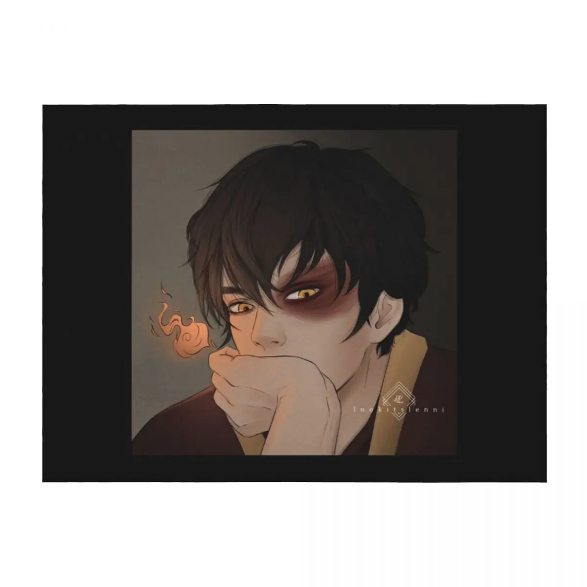 

Zuko - Avatar: The Last Airbender - Fan Art Throw Blanket warm winter Blankets For Baby Flannels Cute Blankets