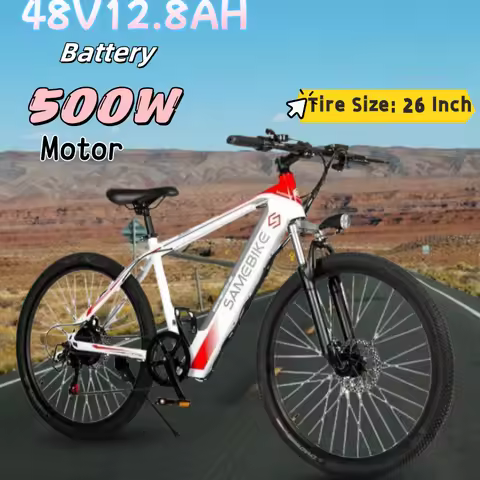 SAMEBIKE SH26II Electric Bicycle 350W 48V12.8AH Battery Urban Commuting Electric bike 26inch Thin Tire Mountain adult E-bike