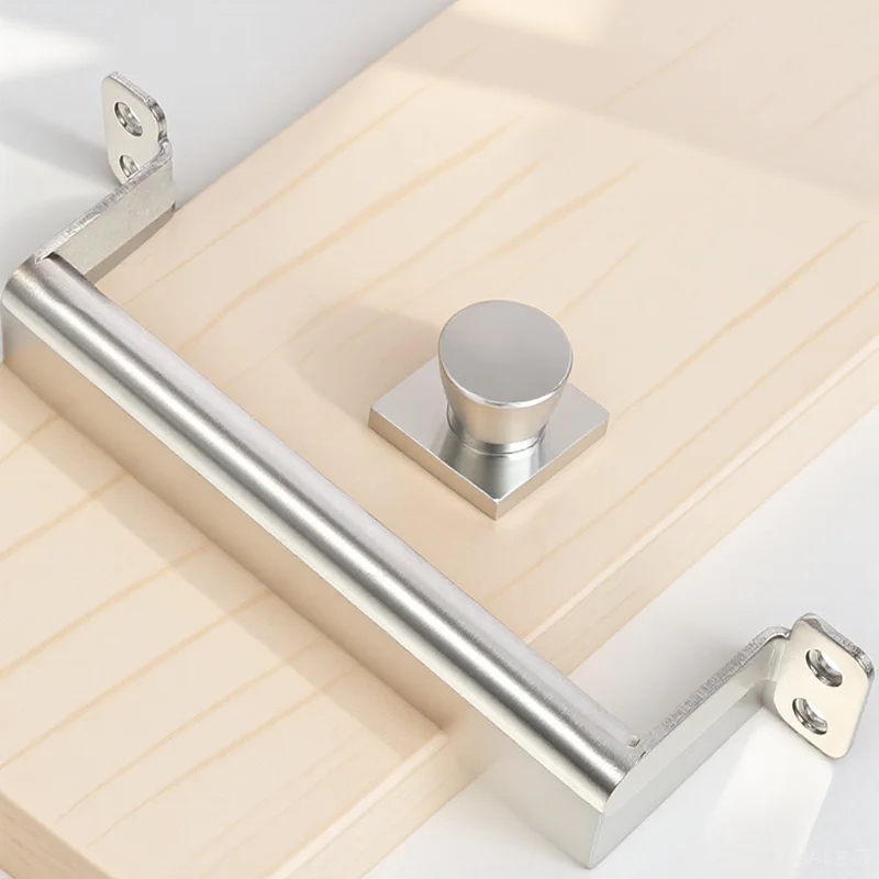 

Modern Stainless Steel Cabinet Pull Handles Durable Furniture Handles Wardrobe Drawer Pulls for Kitchen Bedroom Dining Room