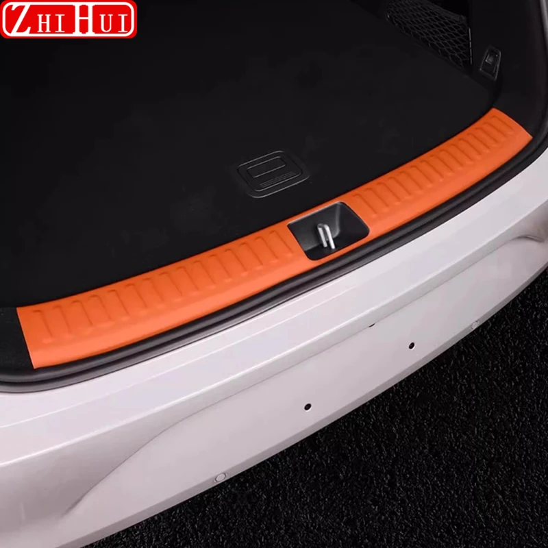 

For Li Lixiang L6 L7 L8 L9 Car Styling Trunk PU Leather Threshold Strip Trunk Tailgate Anti Kick Pad Auto Accessories