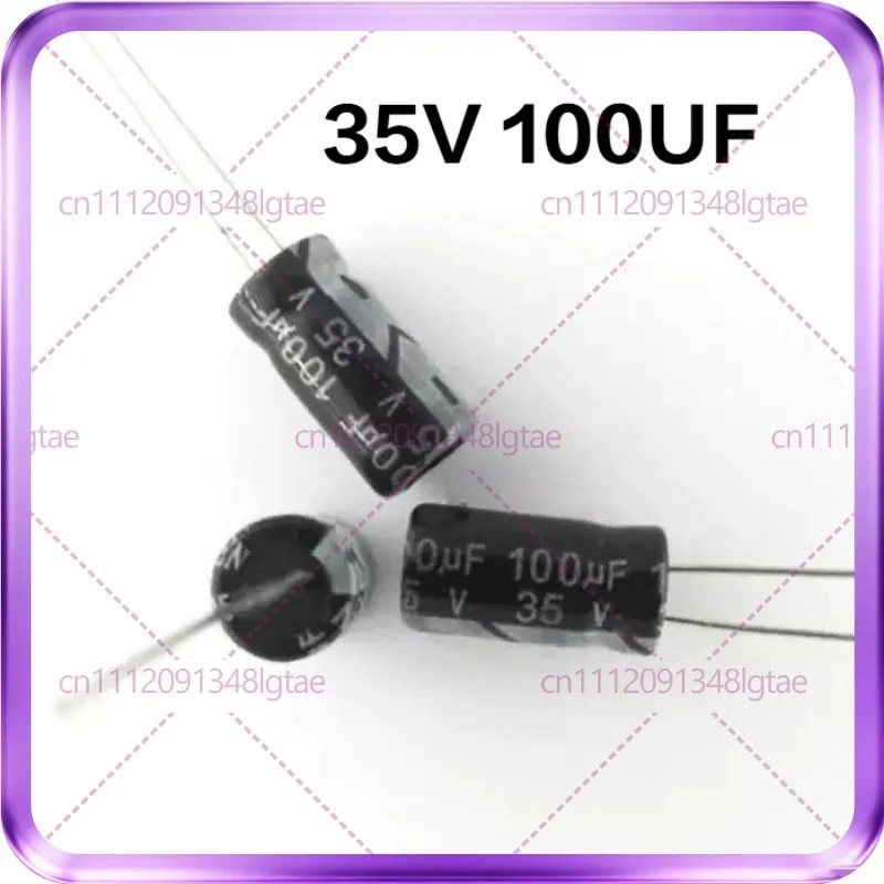 1000pcs 35V 100UF electrolytic capacitor 6X12MM