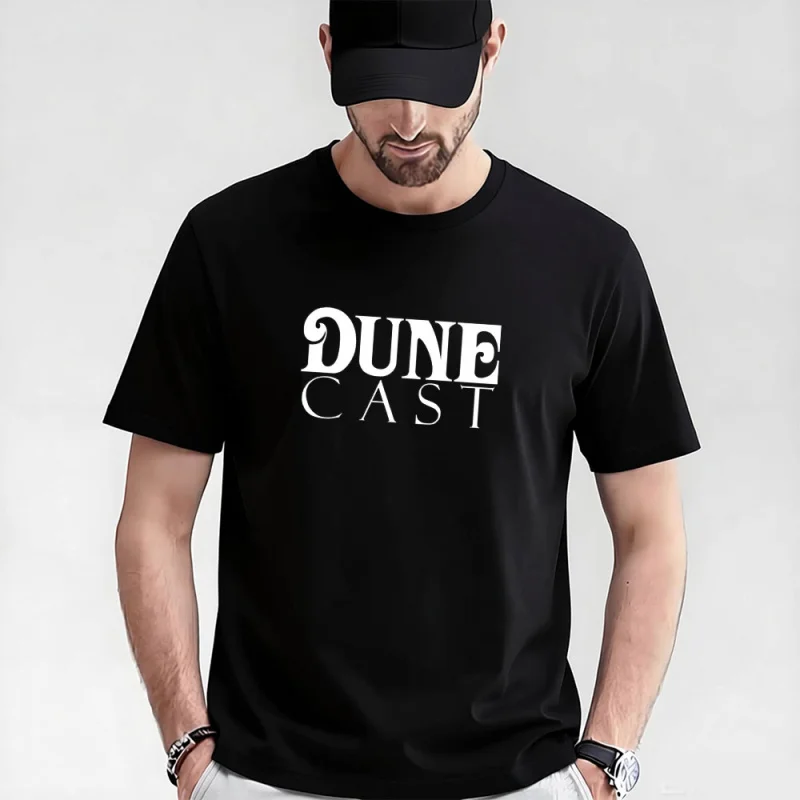 

Dune Cast Sic fi fan Gift t shirt for men 100% cotton printed Tee Crewneck Short-sleeve Graphic clothes All size Tops S-6XL