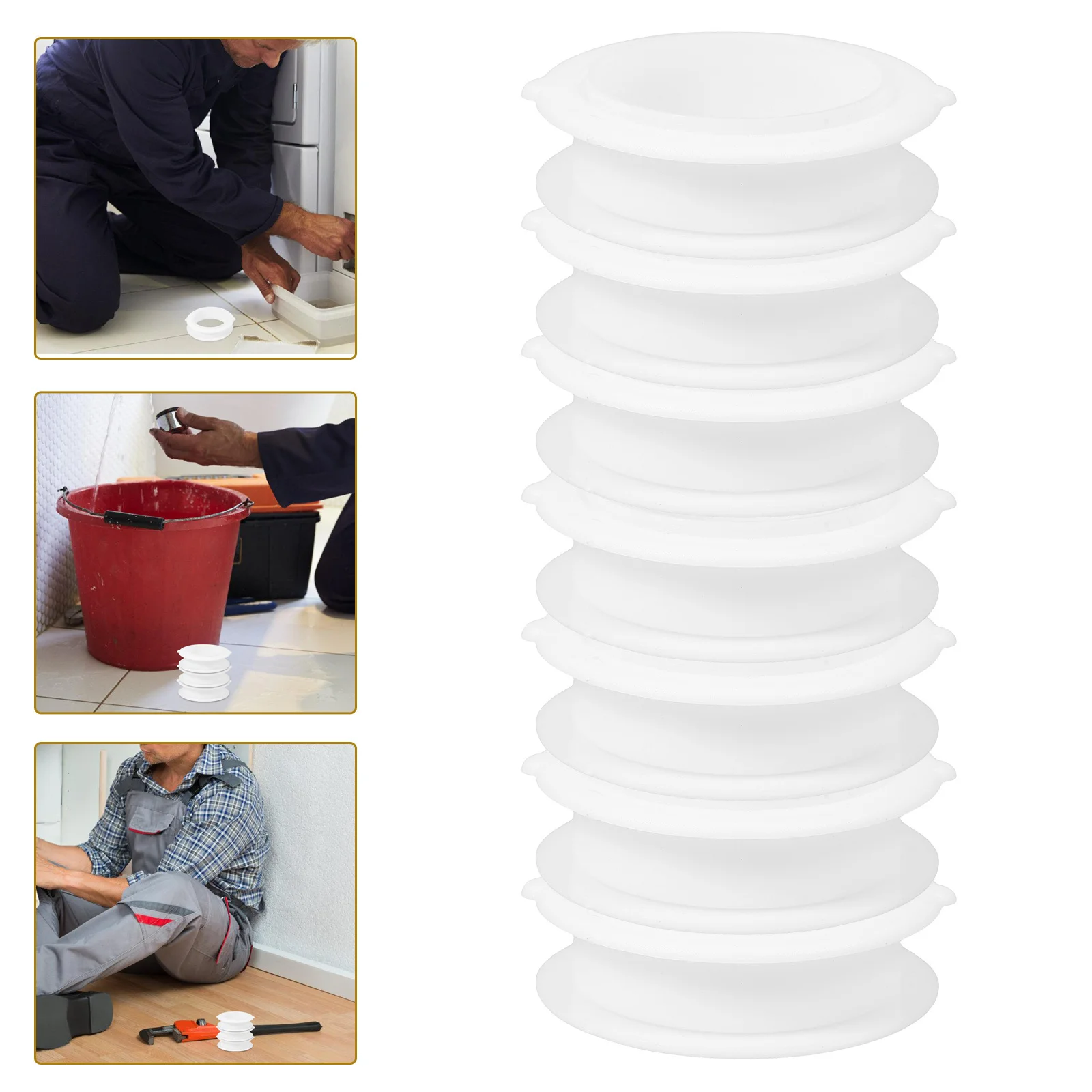 

20Pcs Round Vent Covers Plastic Air Vent Hole Furniture Hole Plugs Water Pipe Covers Cabinet Ventilation Mesh Water Pipe Cover