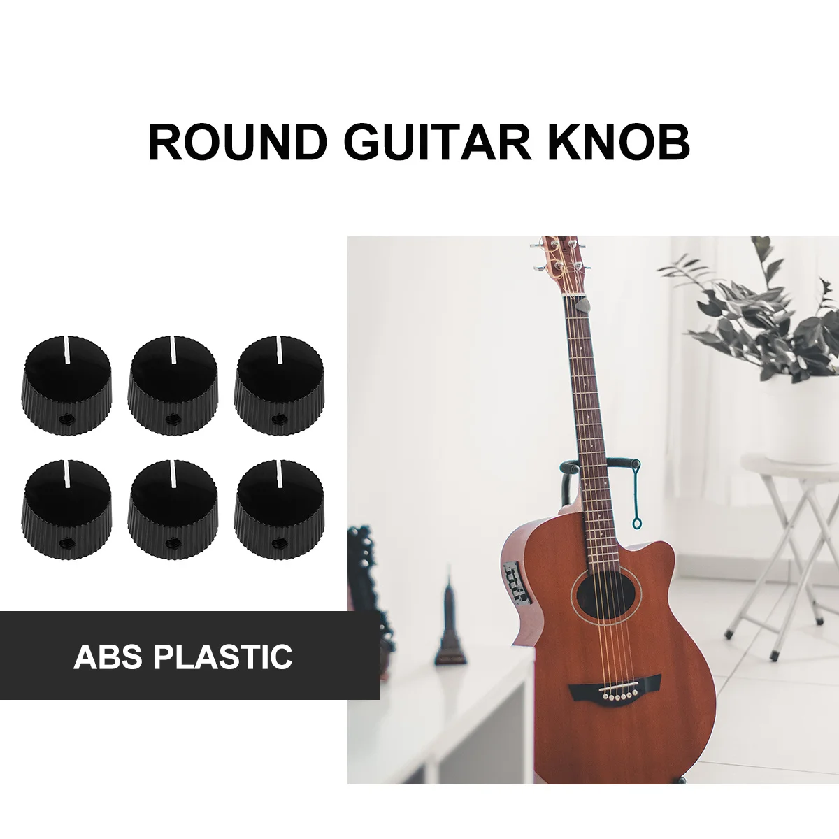 

6Pcs Affordable High Quality Guitar Knobs for Tone Volume Control and Multiple Jobs Tone Volume Control Knob Durable Knob