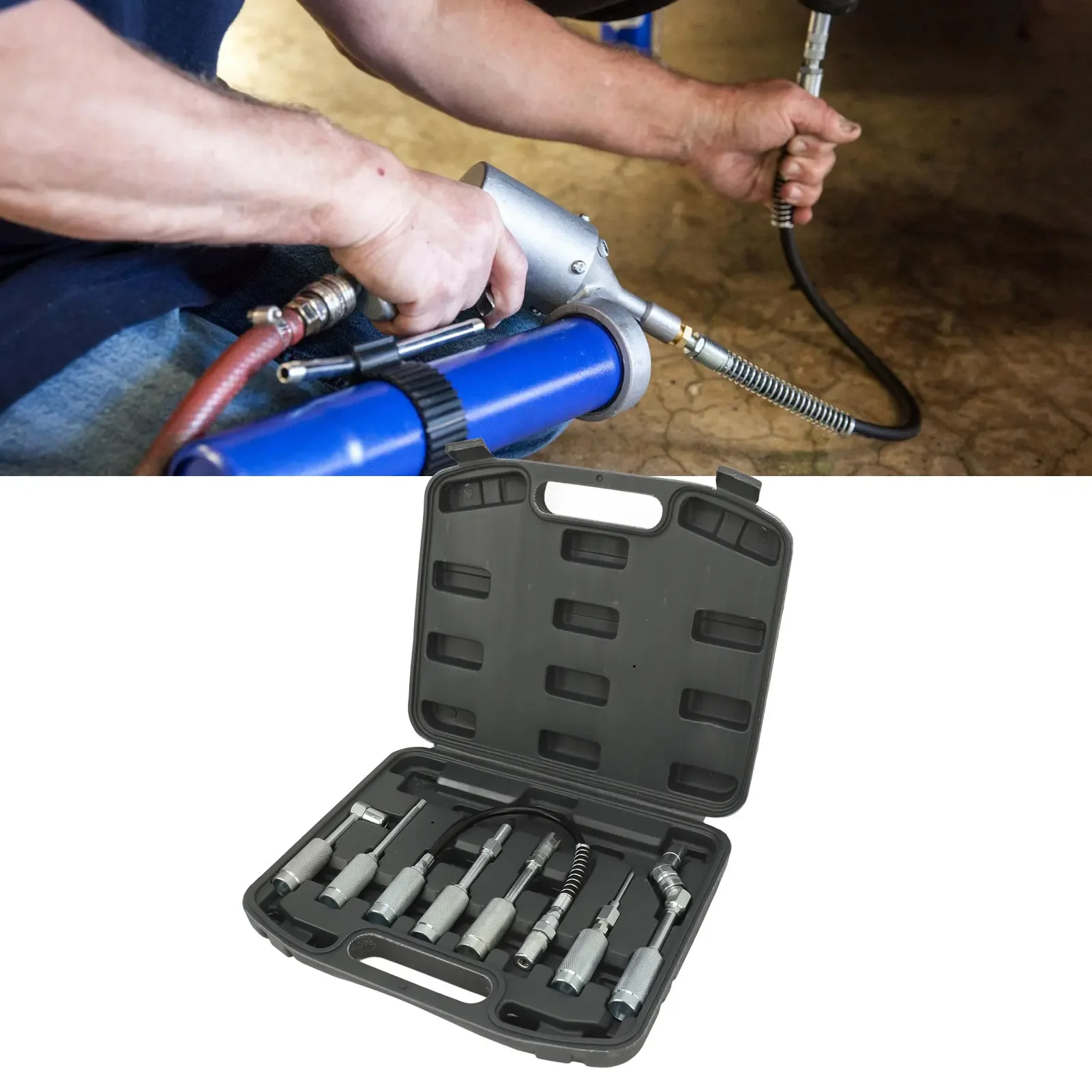 

Комплект смазочных муфт из 7 шт. — 90 быстроразъемных фитингов для смазки автомобилей и грузовиков