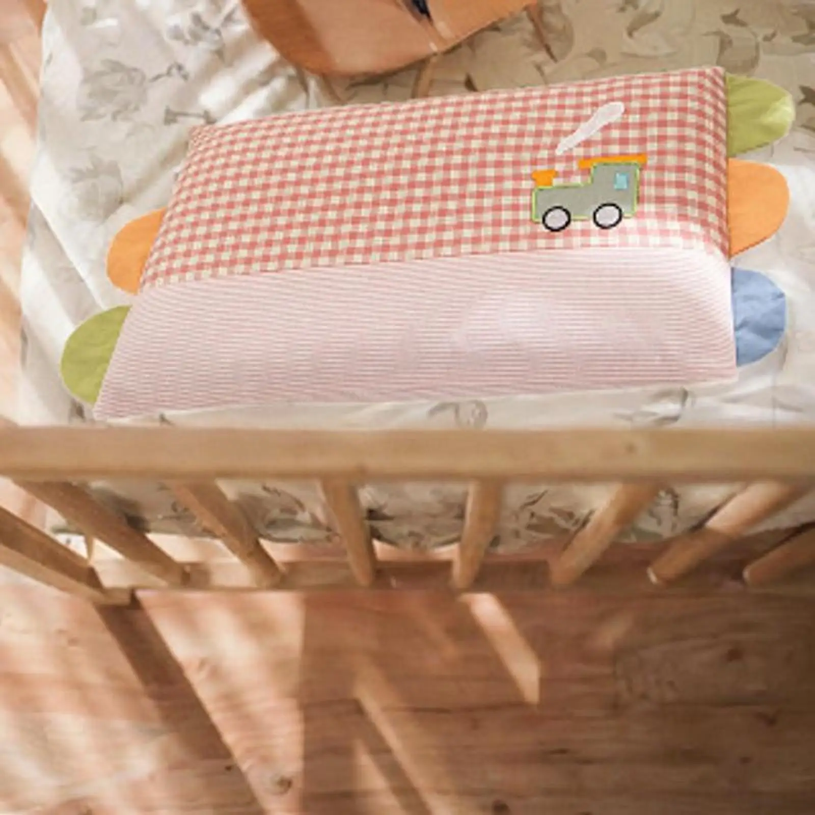 وسادة رأس الطفل خفيفة الوزن بسحاب لوازم كرتونية سهلة التنظيف، وسادة مريحة ولطيفة ومريحة لحديثي الولادة