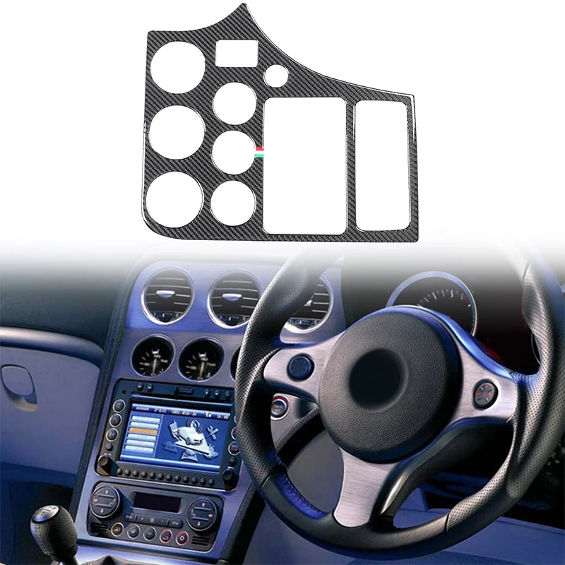 Central Control Multimedia Panel Trim Sticker Rear Air Vent Cover Trim For Alfa Romeo 159 Brera Spider 939 2004-2011 Accessories