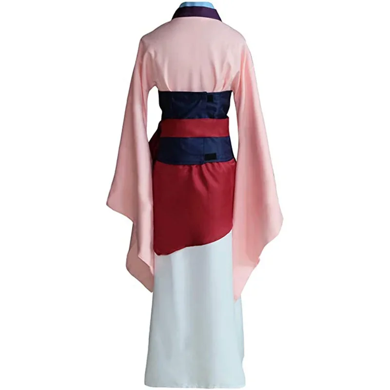 Anime Mulan Costume Womens Kids Chinese Hanfu Costume Princess Christmas Dress Deluxe Adult Cosplay for Halloween Party