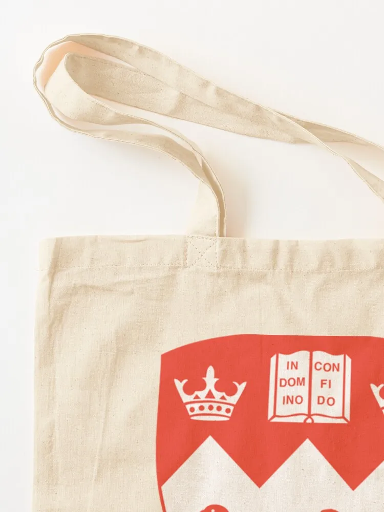 McGill University Icon Tote Bag shopping trolley bag bags luxury women canvas tote bag Canvas for women