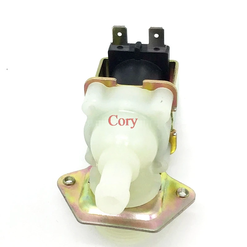 Electric Solenoid Valve Right angle Water Inlet Switch Installation Male G3/4  DN20 For ice machine air conditioner