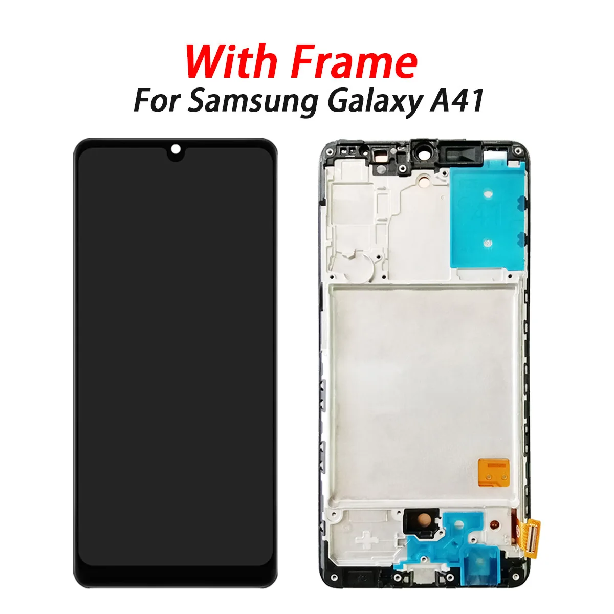 TFT A41 Display Screen for Samsung Galaxy A41 A415 A415F LCD Display Touch Screen Digitizer with Frame Replacement