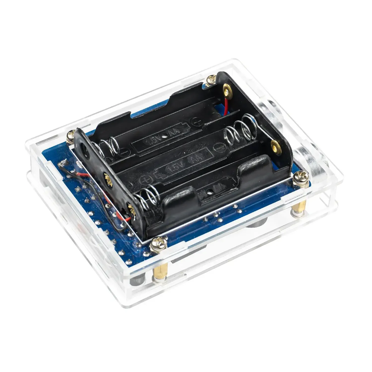 Ultrasone elektronische doe-het-zelfkit STC met LED-meetafstand Radaralarm DIY Soldeerproject Oefen Soldeer