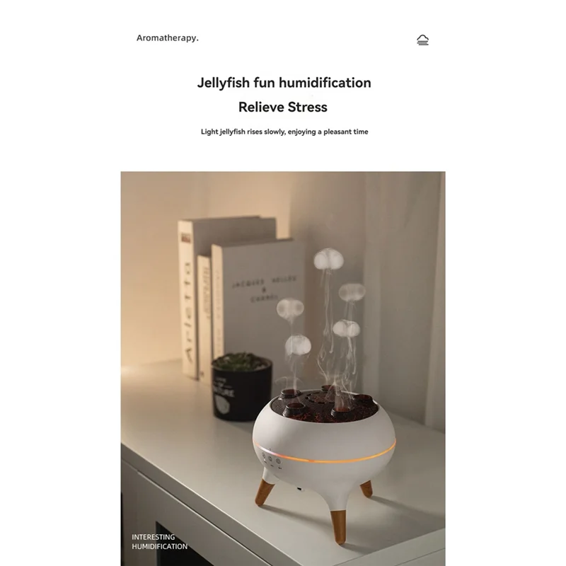 

Любимый диффузор эфирного масла для клиентов, 250 мл, диффузор холодного тумана с туманом медузы, вулкан, ночник, большой объем тумана, EU P