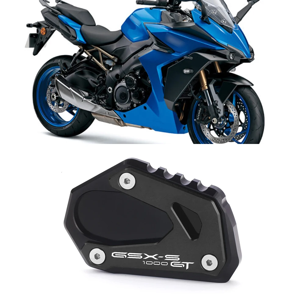 For Suzuki GSX-S1000GT GSX-s1000gt KickStand Pad Side Stand Enlarger Extension Plate Support