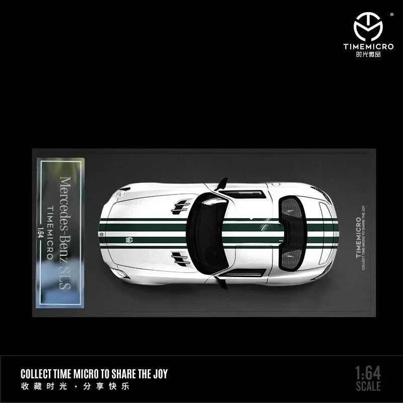 TimeMicro1:64 Mercedes SLS Dubai Police car painting alloy model