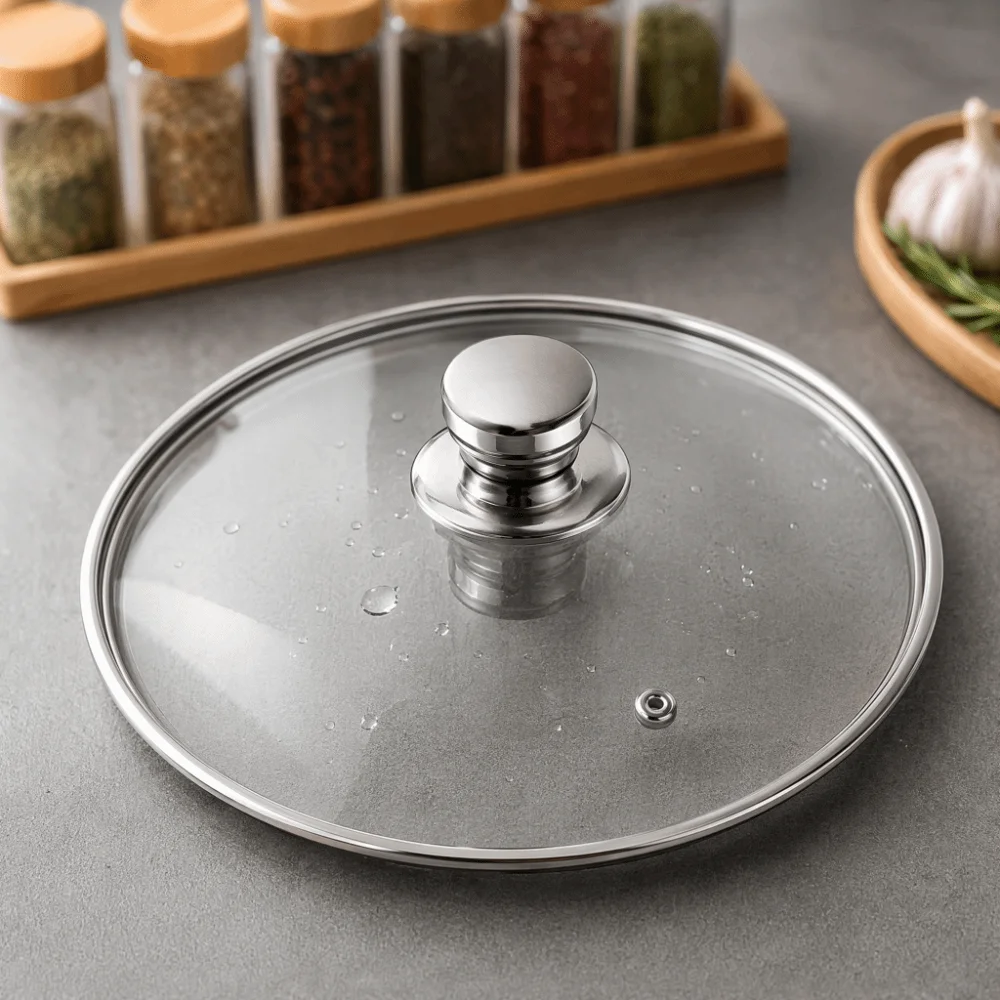 Stainless Steel Double Bottom Soup Pot with Lid Non Stick Stainless Steel Cookware 18/20/22/24cm Multipurpose