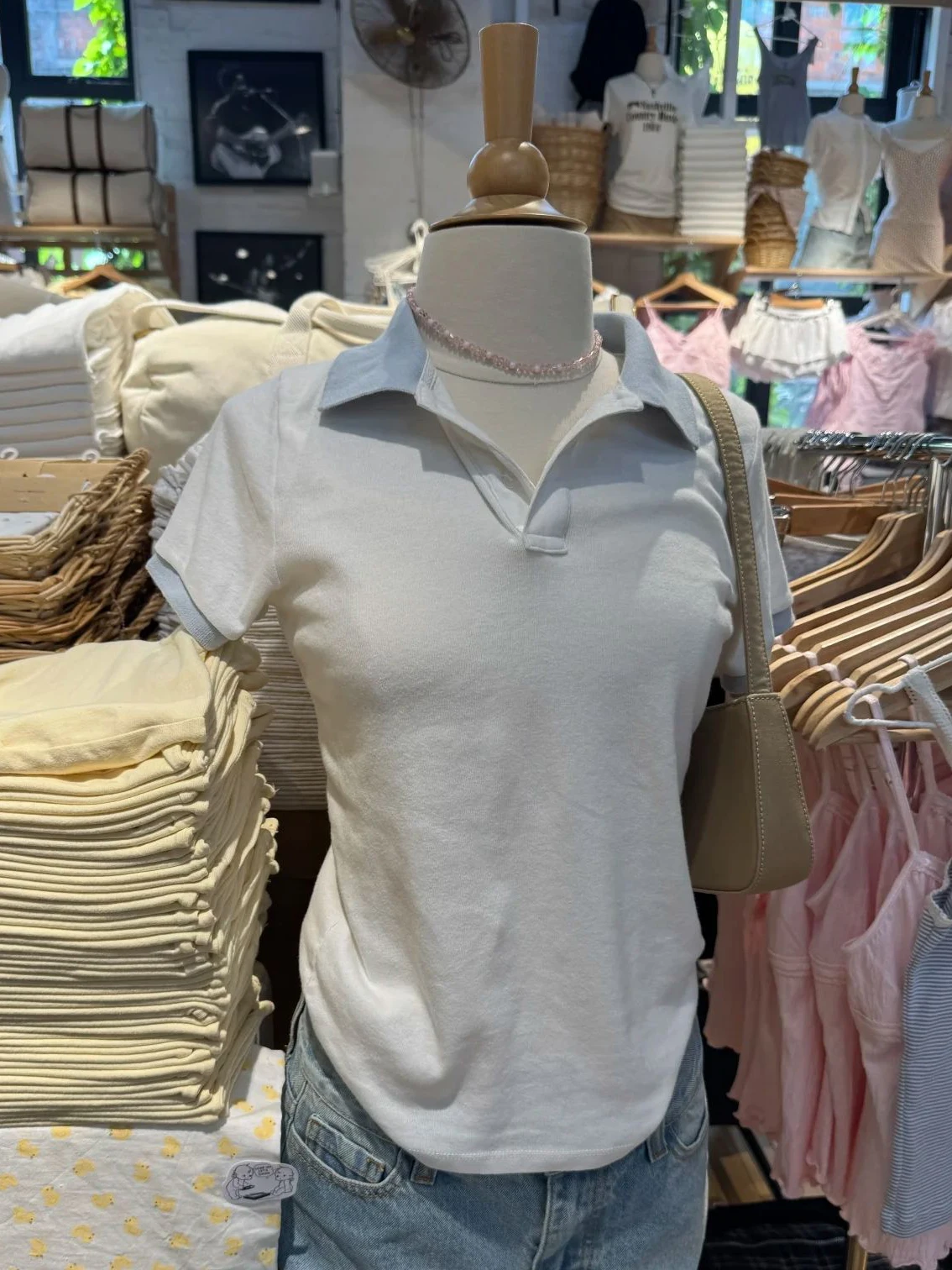 

Синяя лоскутная тонкая футболка женская летняя хлопковая футболка с отложным воротником и короткими рукавами милая новая футболка в консервативном стиле топ