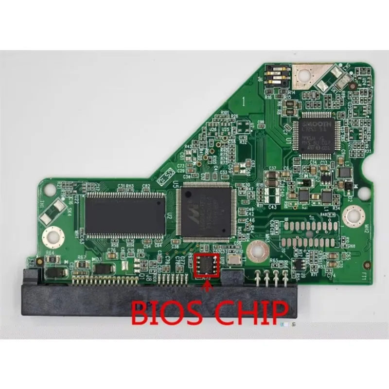 2060-701640-007 REV A Płytka drukowana PCB dysku twardego 3.5 SATA, 2061-701640-507 2061-701640-407 2061-701640-X07 2061-701640-807 — zdjęcie 3