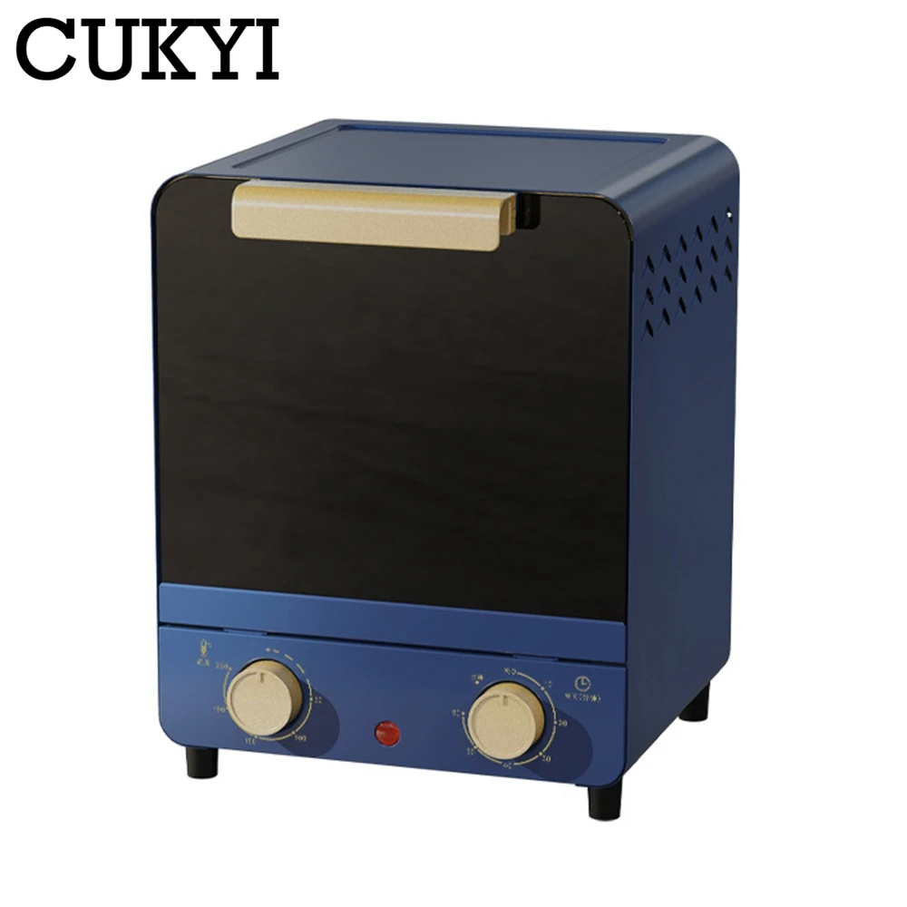 CUKYI 15L Electric Vertical Oven Mini Pizza Cake Cookies Maker Bread Toaster 60 min Timing Baking Tool Breakfast Machine 220V