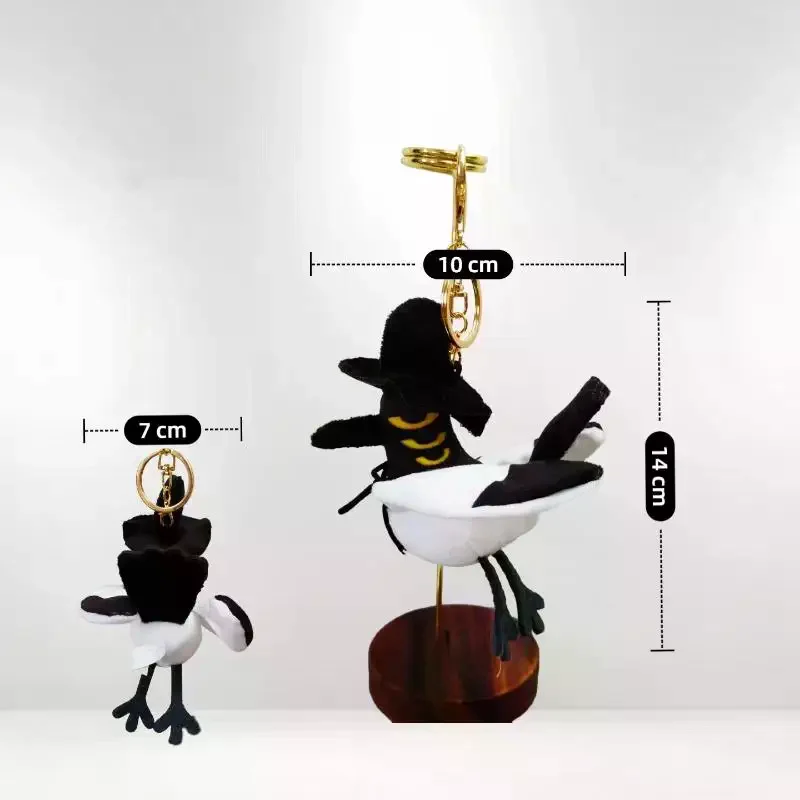 Demon Hunters Derpy Tiger Plush Stuffed Doll Pendant Bag Accessories Keychain Toy Birthday Gift