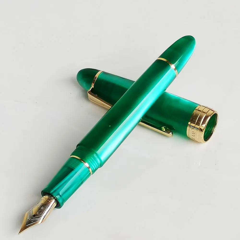 

Kaigelu 356 Fountain Pen, EF F M Nib Ink Pen, Office, Business Writing Gift,Green New, 2024