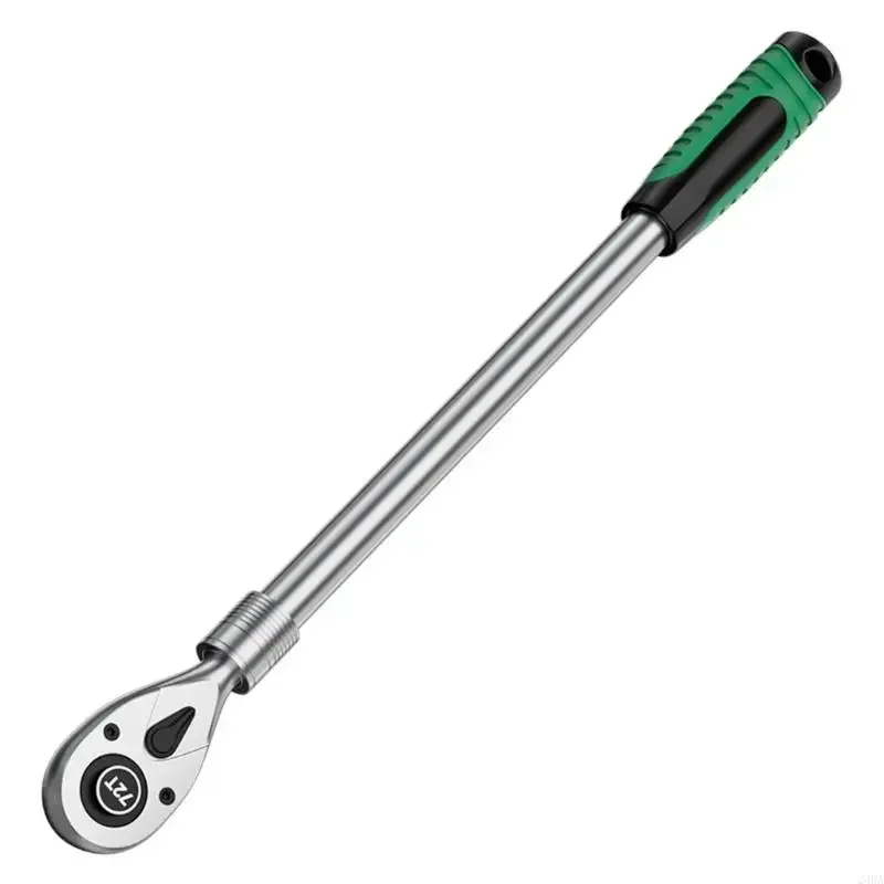 

Industrial Ratcheting Wrench 72 Teeth High Torques Performances 460-610mm Adjustable Handle Length Ergonomic Rubber Grip