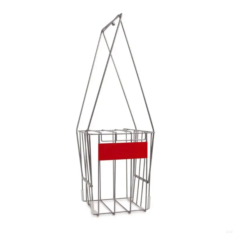 R66E Tennis Ball Collection and Pick Up Basket Portable Tennis Ball Hoppers Storage Basket Container for Picking Storage Ball