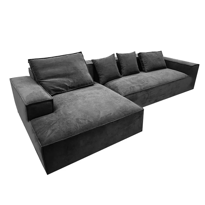 Vacuum compression sofa thick strip corduroy cloud sofa bed