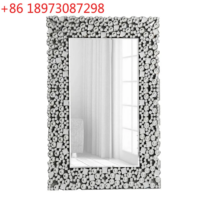 

Входной светильник в европейском стиле, роскошный фон, украшение на стену, подвесное косметическое зеркало для ванной комнаты