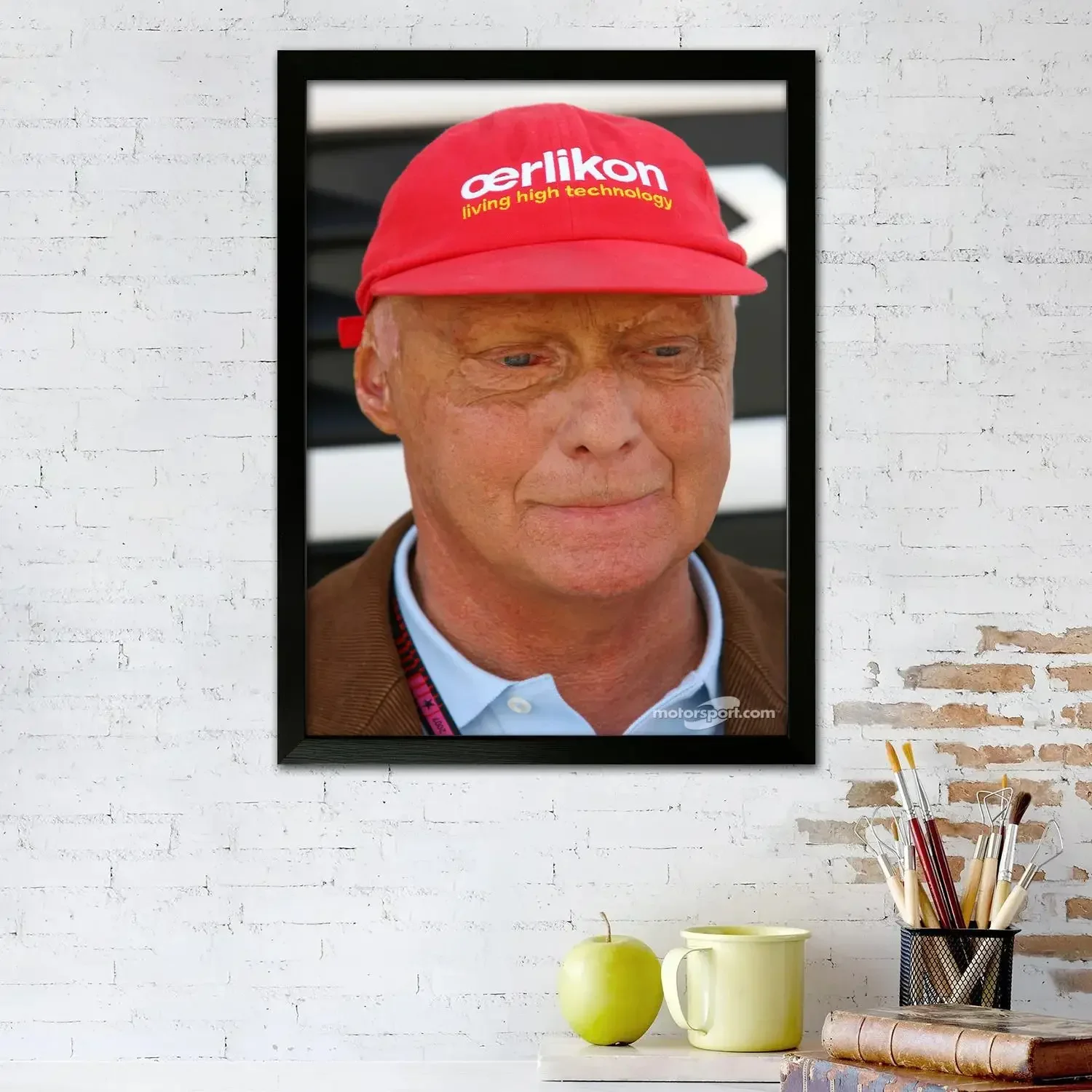 niki lauda Driver Poster Prints Wall Art Canvas Painting Poster For Modern Family Living Room Home Decor