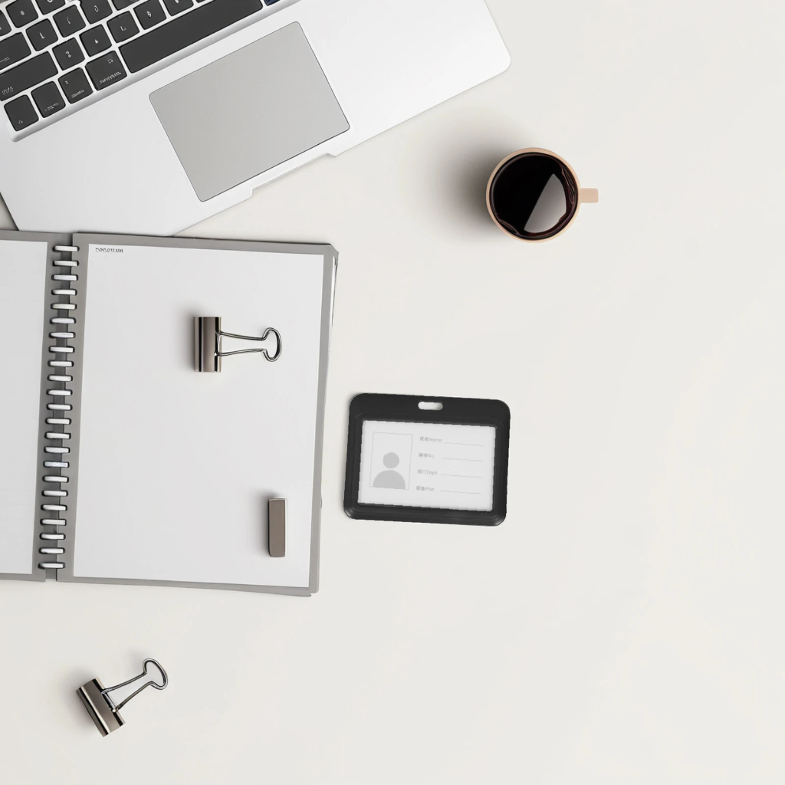 

6 Pcs Work ID Card Set Protector Clear Badge Holders Sleeve Badges Display Covers Bag Case Heavy Duty Sleeves