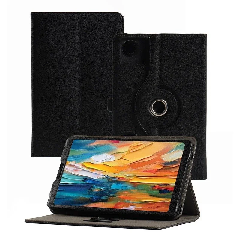 

For Funda Lenovo Tab One Case TB305FU TB305XU 8.7" Tablet PC 360 Degree Rotating Flip Stand Cover with Hand Strap