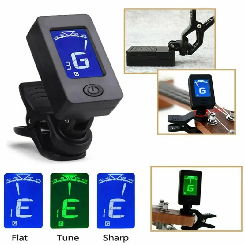 Miwayer Professional 360° Clip-On Guitar Tuner, LCD Screen Digital Tuner for Acoustic Electric Guitar Ukulele Bass 2026 New image 4