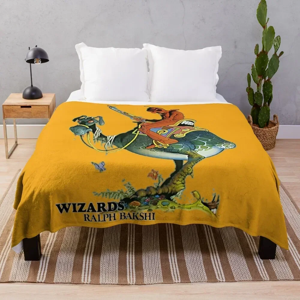 

Ralph Bakshi's Wizards, 1977 Throw Blanket Shaggy Furry Soft Blanket for Bedroom Living Room