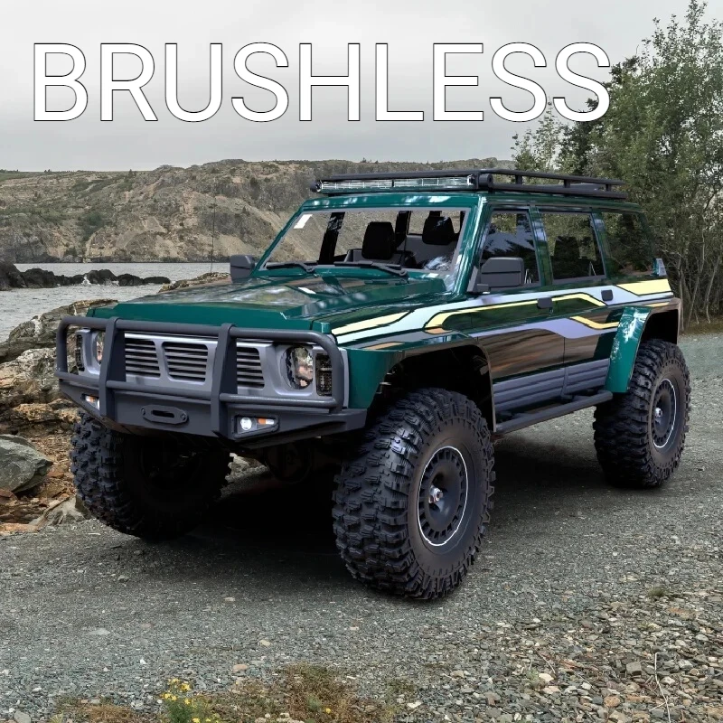 Yikong YK4107 PRO 1/10 RC Crawler 4WD Brushless Off Road Simulation Patrol Remote Control Car For Adventure