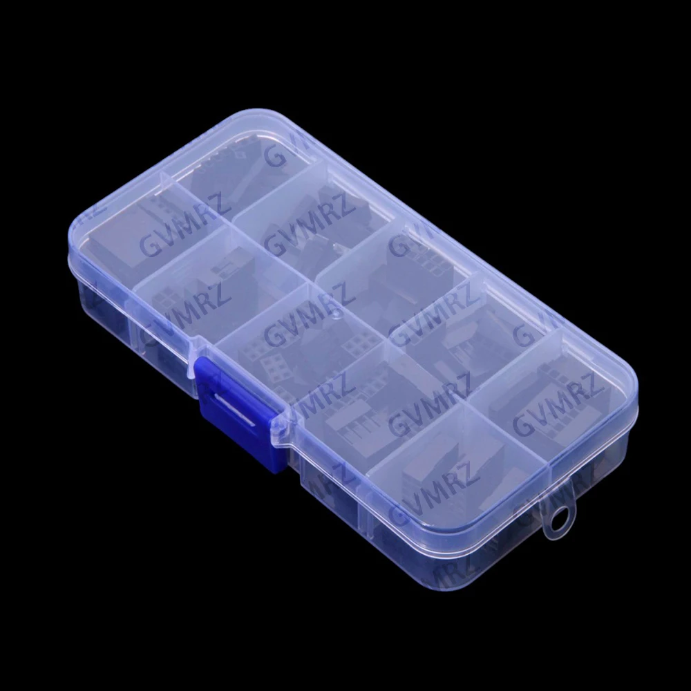 125PCS 10Values 2.54MM DuPont wire jumper connector, 2.54MM，plastic shell connector housing