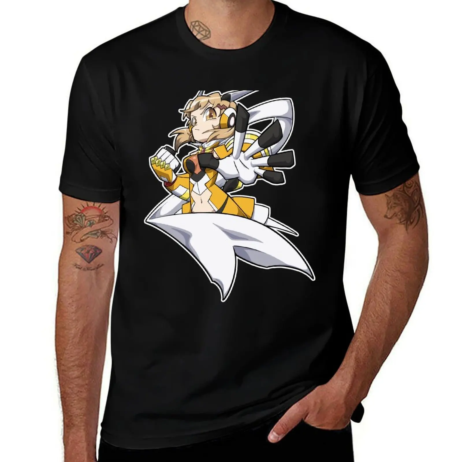 Symphogear - Hibiki Tachibana T-Shirt Soft Casual Short Sleeve Cotton Tee T-Shirt