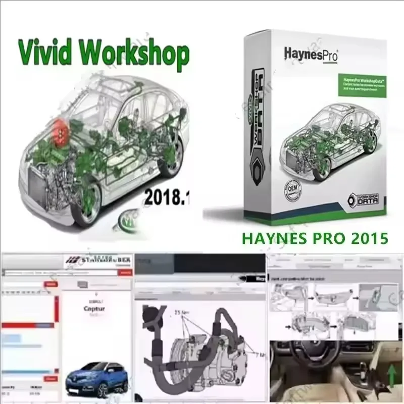 Latest 2025 Version HAYNES PRO Vivid 2015.1+vivid 2018 Software Automotive Workshop DATA Repair Software - Image 3
