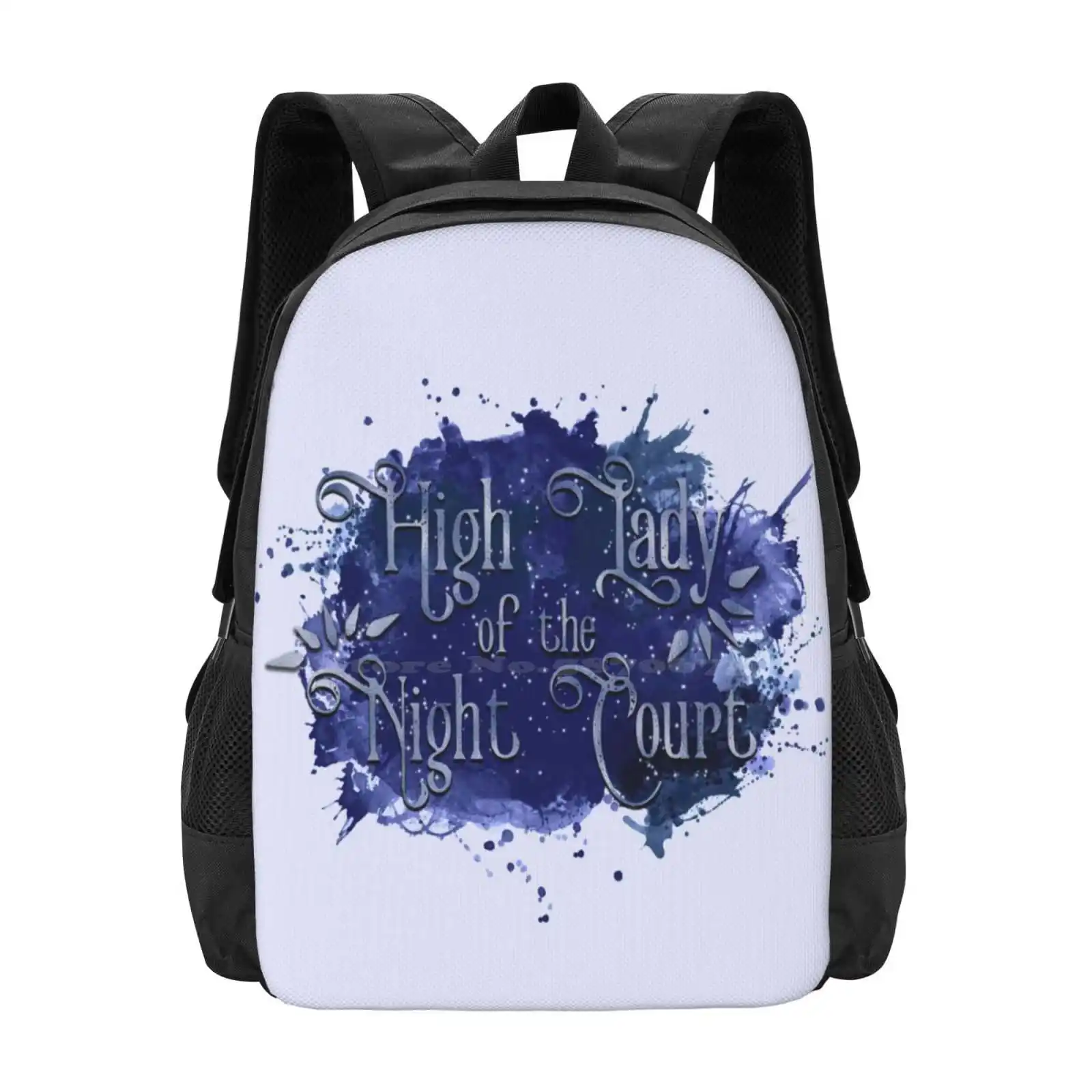 High Lady Of The Night Court Bag Backpack For Men Women Girls Teenage A Court Of Mist And Fury Acomaf A Court Of Thorns And