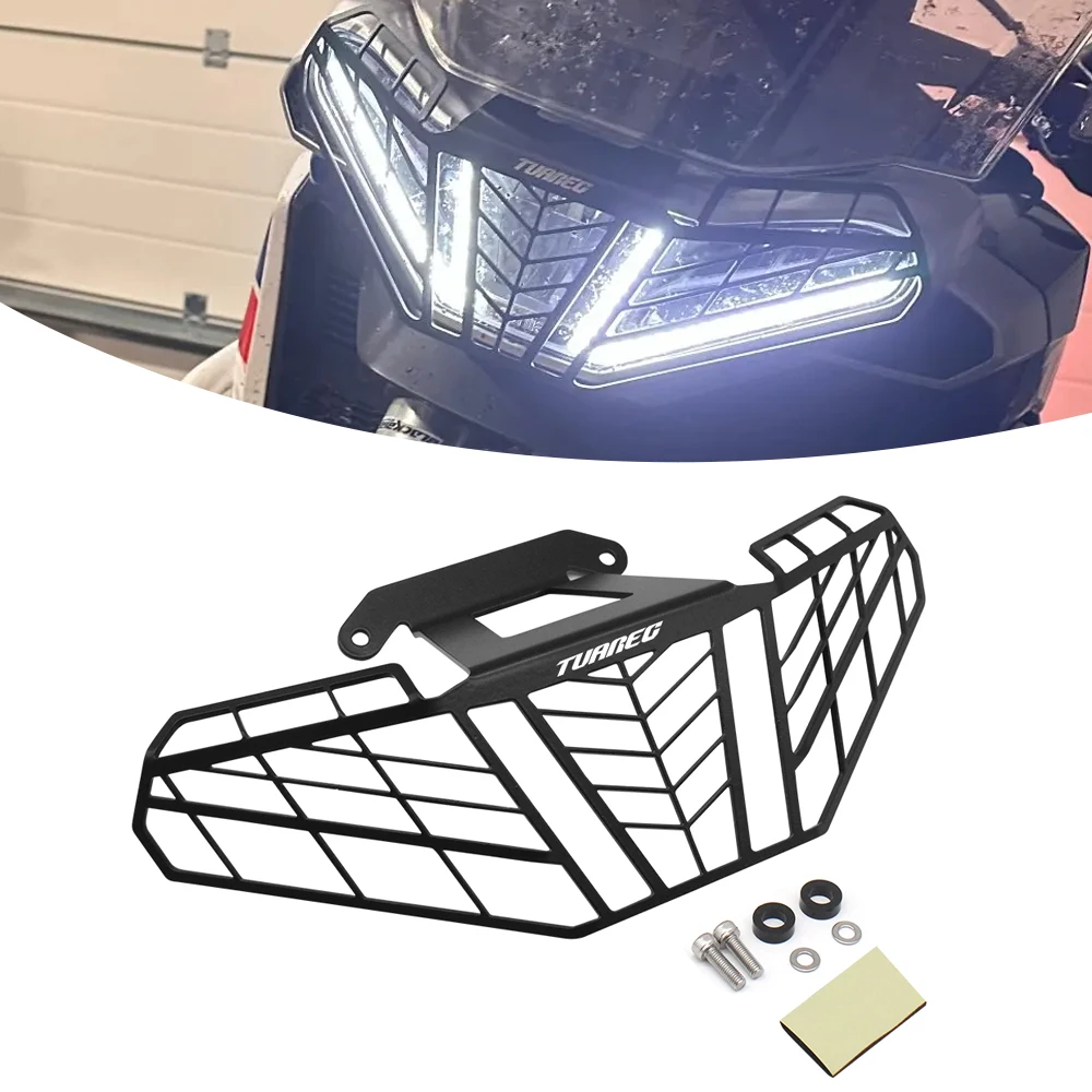 For Aprilia TUAREG 660 2022 2023 Motorcycle Headlight Protector Grille Guard Cover Tuareg660 Headlamp Head Light Accessories